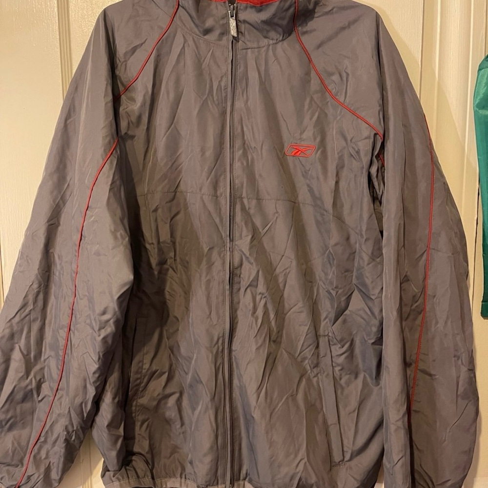 Reebok Gray and Red Jacket